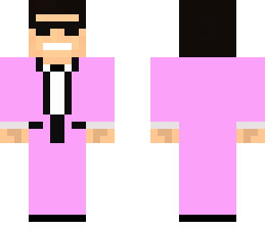 captainsparklez minecraft style pink