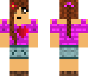 heart shirt girl