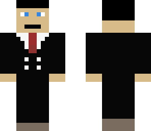 man in black