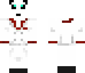 normal panda with another suit