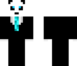 panda with suit without headset