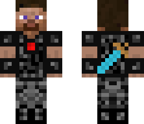 warrior steve-fire gem