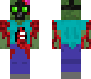 bloody zombie witsh mask
