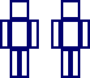 blue outline