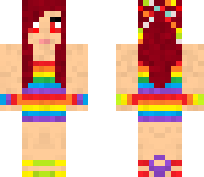 rainbow girl
