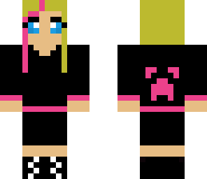 pink creeper hoodie