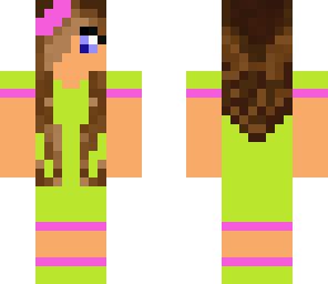 lime-pink girl