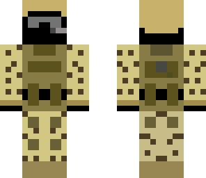 desert camo soldier