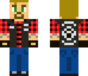 jccool2 red flanel biker