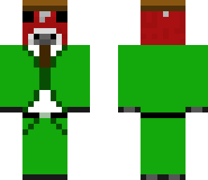 mooshroom in  a suit