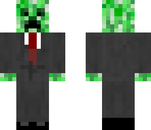 creeper in a tuxedo