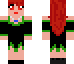 dark woman red