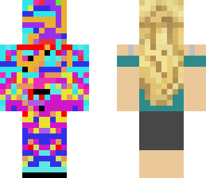 random rainbow girl