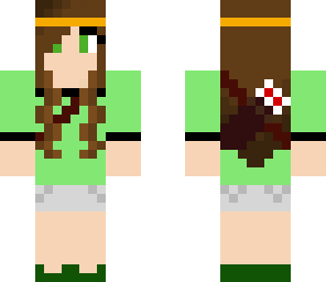 girl archer with crown