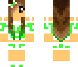 fixed bright green girl