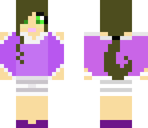 girl in purple