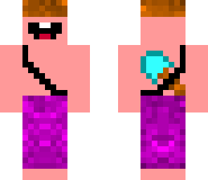baby with diamond shovel