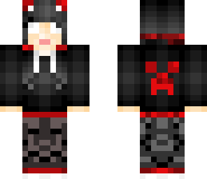 blind hoodie girl