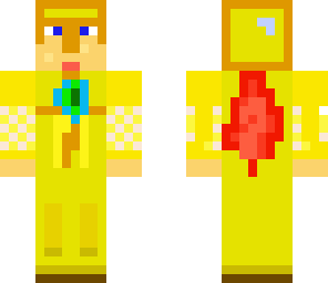 weird guy whit a gold armor