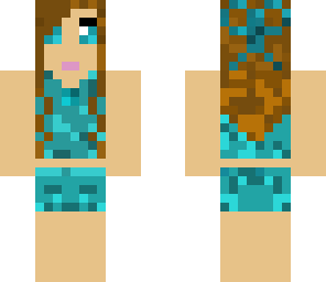 blue swim suit