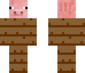 wooden pig
