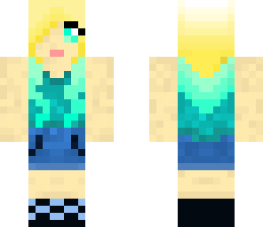 blue girl