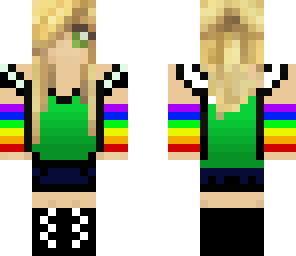 cute rainbow girl 