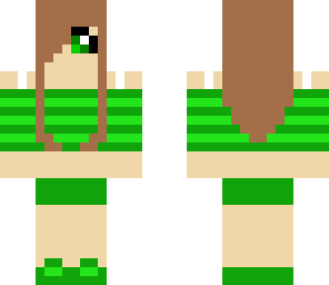girl in green