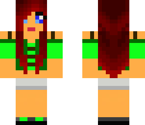 green red head
