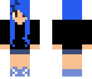 emo girl blue fixed