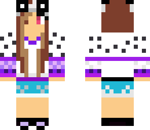 purple panda girl