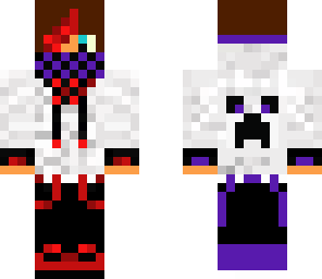 red and purple teen