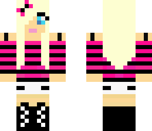 pink and black girl