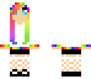 rainbow girl