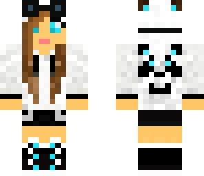 panda gril with googles