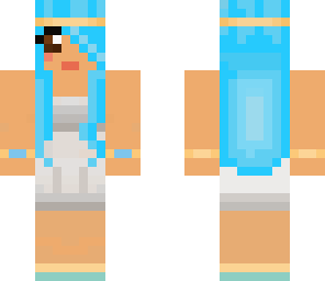 greece girl blue
