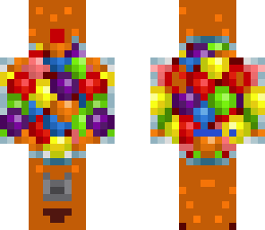 orange gumball machine