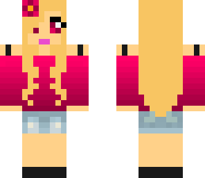 cute girl with headphones fixed