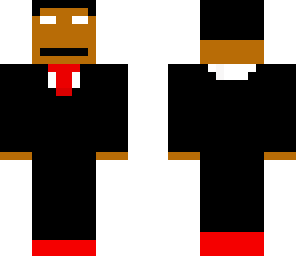 herobrine in a tuxedo