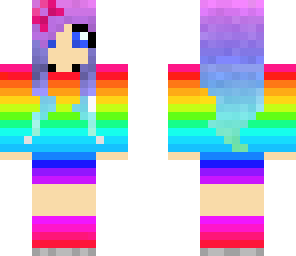 multicoloured girl