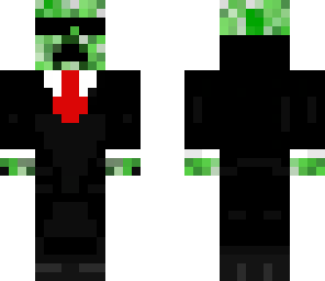 creeper with glasses and hoodie