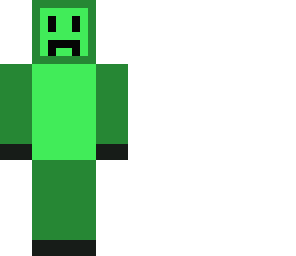 creeper fan in incomplete hoodie