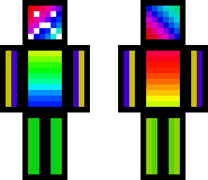 robot caja arcoiris
