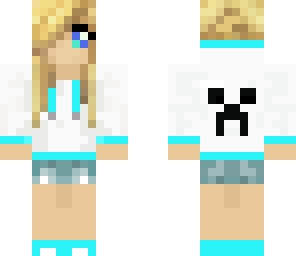 edited creeper hoodie girl