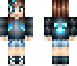 dj creeper girl blue