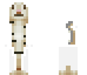 white tiger in a suit