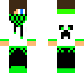 teenager with hoodie green