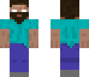 herobrine with beard