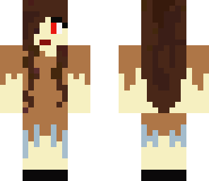 an old werewolf girl skin i made