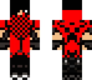 red and black teenager